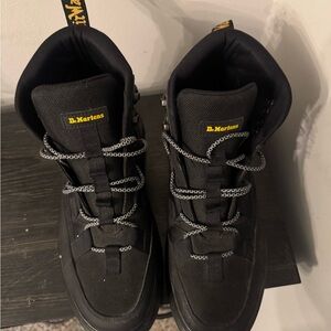 Dr. Martens Black and Yellow Men's Boots